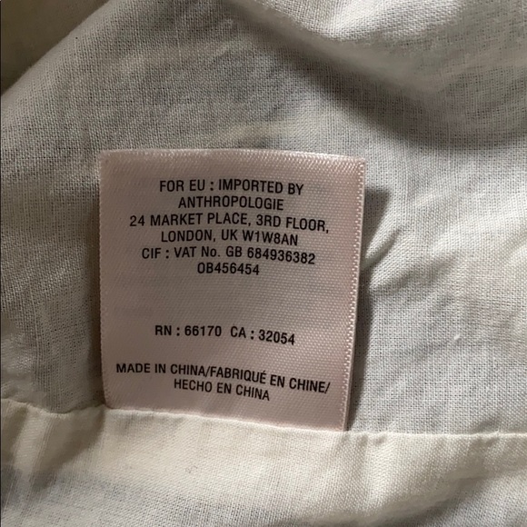 ELEVENSES Anthropologie Blue White Striped Jacket - Picture 8 of 8